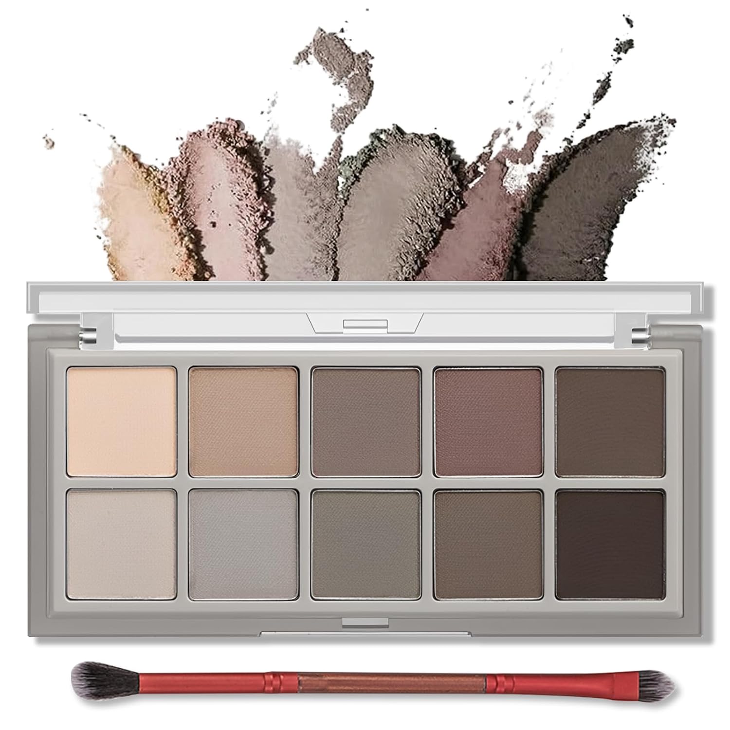Erinde matte eyeshadow palette in Cement
